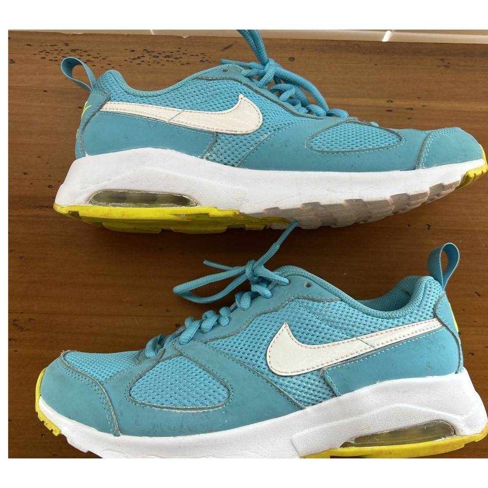 Nike Air Max Muse Teal White Mesh Running Walking Gym Women 8 Athletic Sneaker - Picture 3 of 7